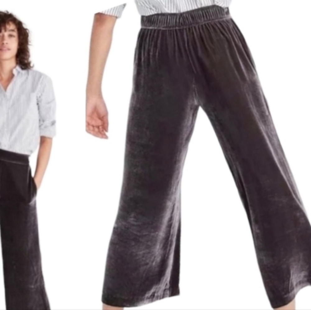 NWT Madewell Black Cropped Ankle Pants